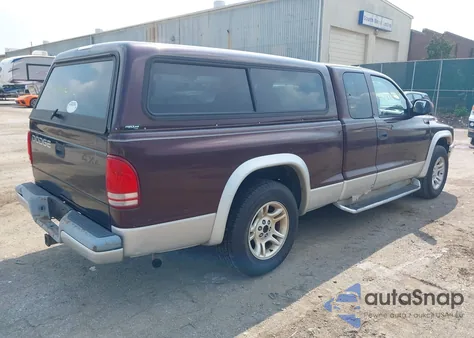 2004 Dodge Dakota Slt from USA, damaged, VIN 1D7GL42K04S633433